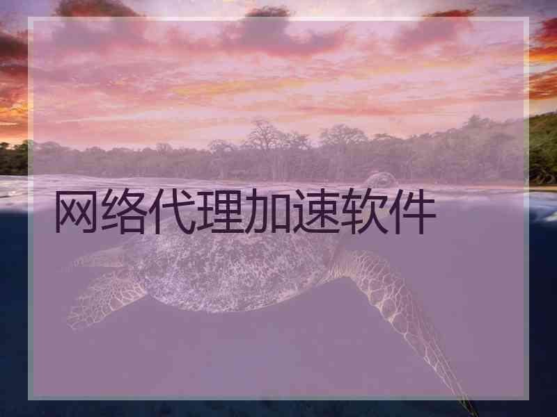 网络代理加速软件