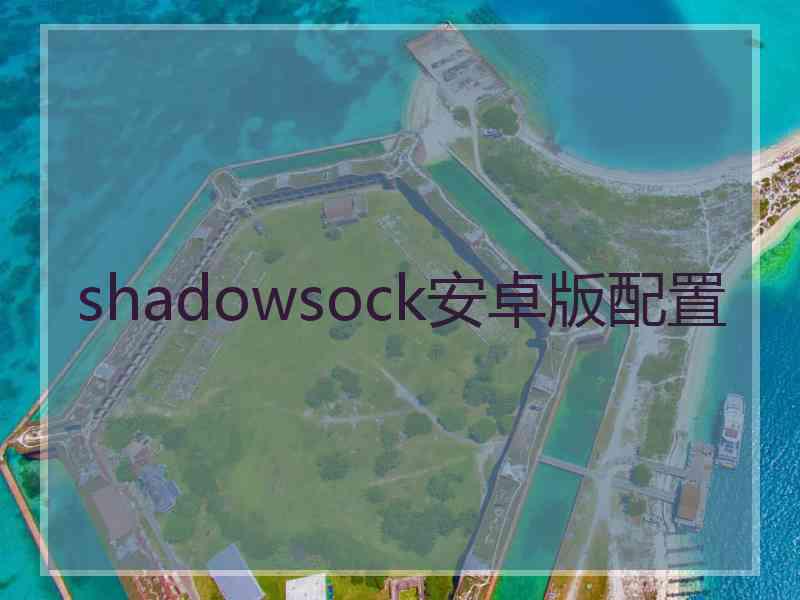 shadowsock安卓版配置